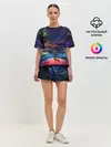 Женская пижама с шортами / Глубокий космос