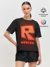 Женская пижама с шортами / ROBLOX NEON RED