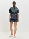 Женская пижама с шортами / Перламутровый узор восточный