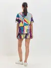 Женская пижама с шортами / Cubisme