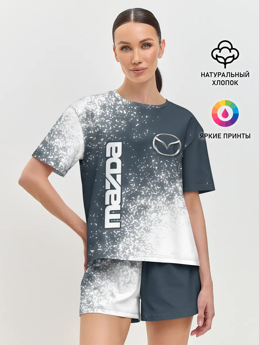 Женская пижама с шортами / Мазда - Спрей