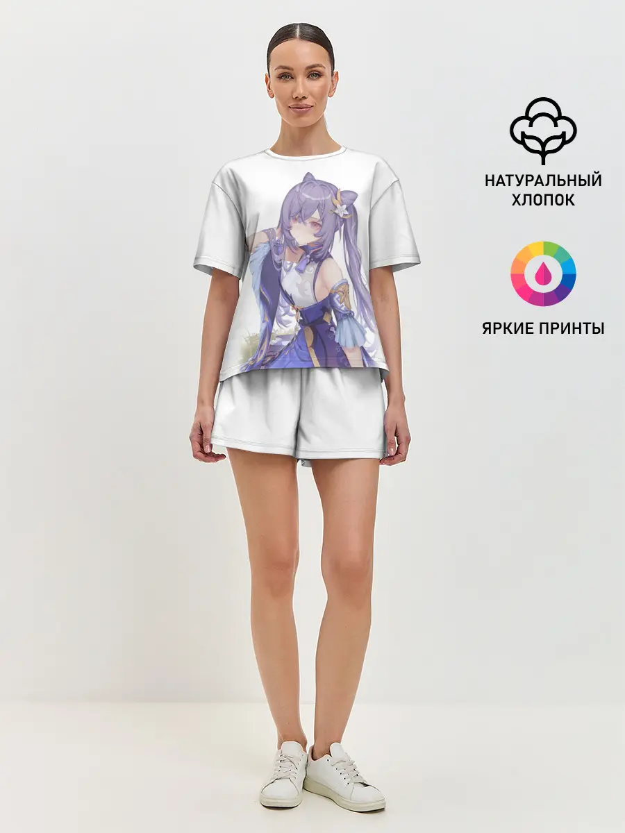 Женская пижама с шортами / КЭ ЦИН | GENSHIN IMPACT