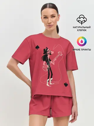 Женская пижама с шортами / Мультяшка Лемми