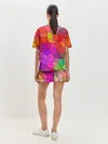 Женская пижама с шортами / Мозаика цветная