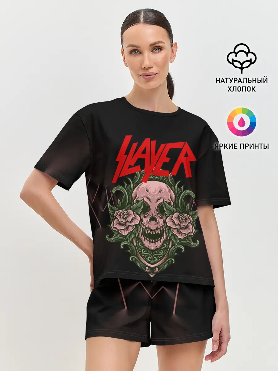 Женская пижама с шортами / SLAYER | УБИЙЦА