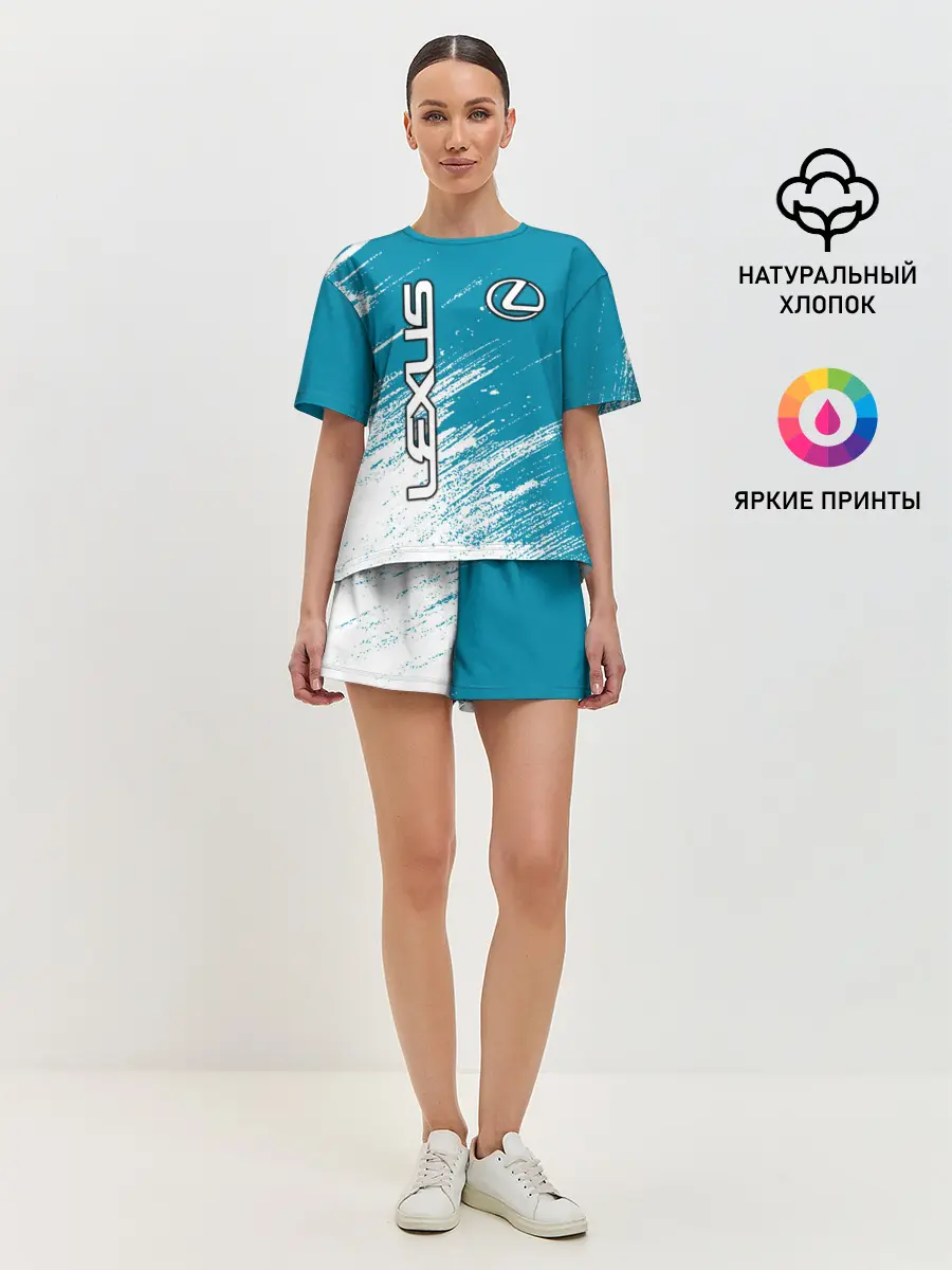 Женская пижама с шортами / Лексус / Lexus