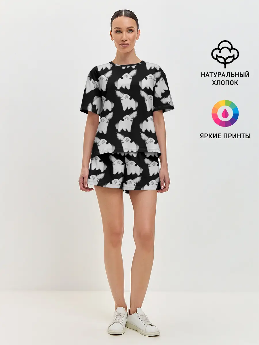 Женская пижама с шортами / Почитта в стиле manga