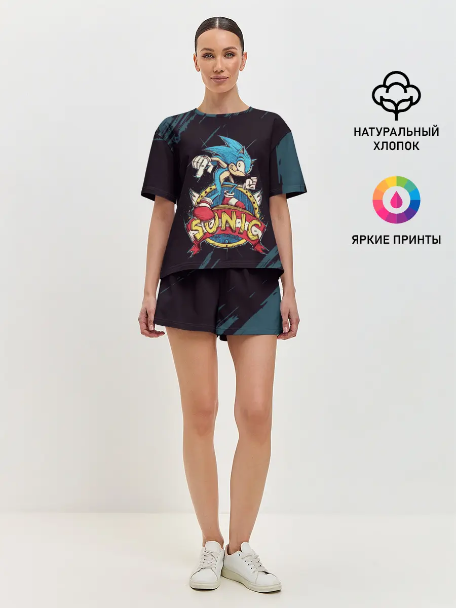 Женская пижама с шортами / SONIC | СОНИК