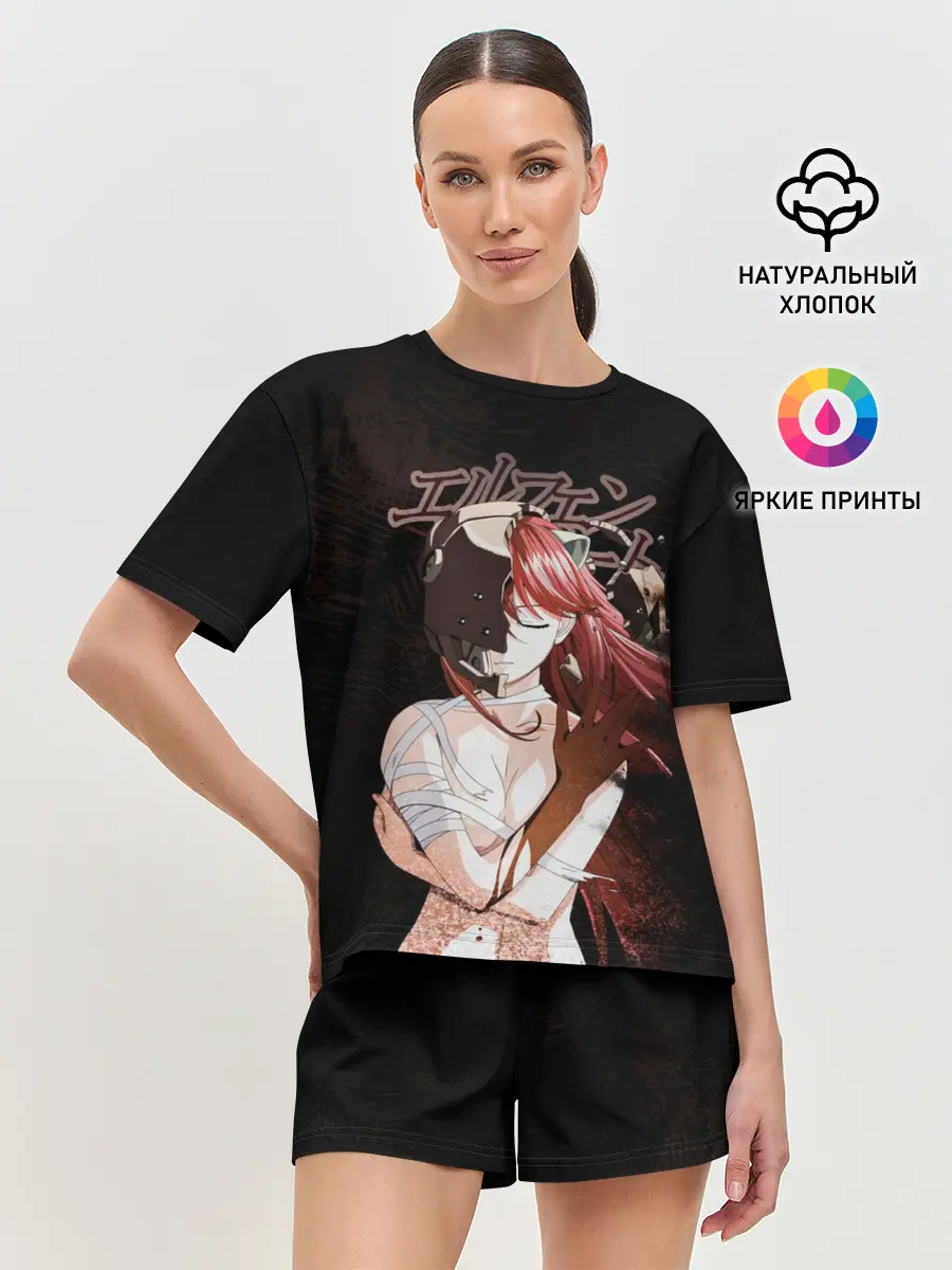 Женская пижама с шортами / Люси Эльфийская песнь