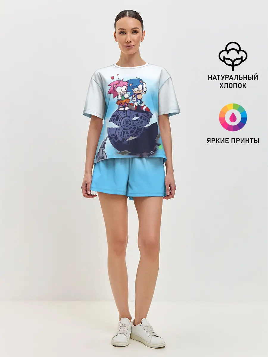 Женская пижама с шортами / SONIC | AMY ROSE