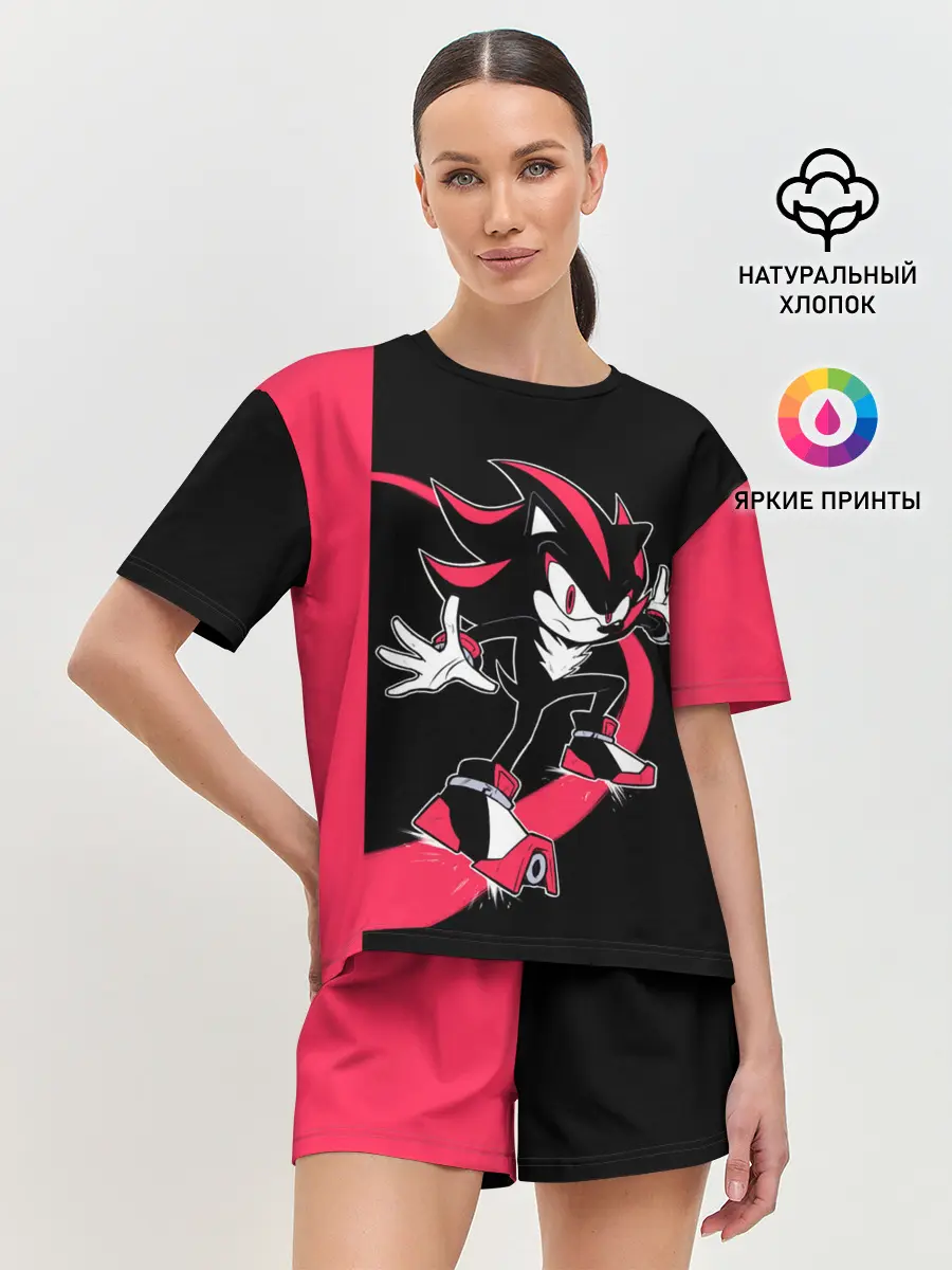 Женская пижама с шортами / SONIC X | DARK SONIC