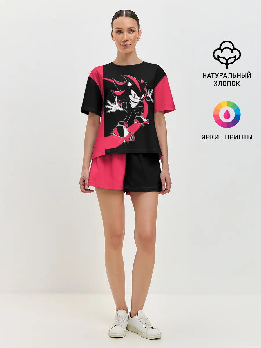 Женская пижама с шортами / SONIC X | DARK SONIC