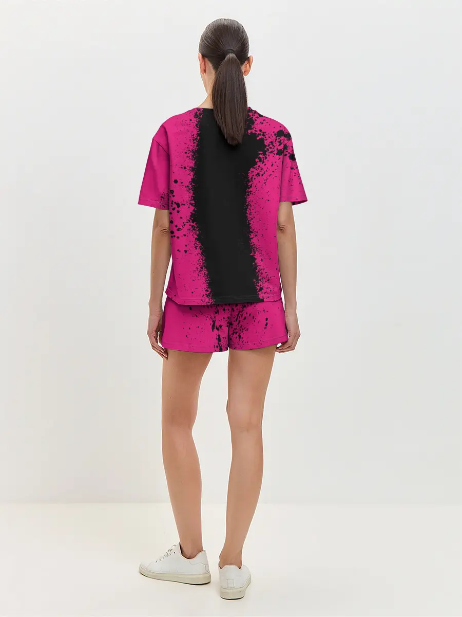 Женская пижама с шортами / CYBERPUNK 2077 | DEMON