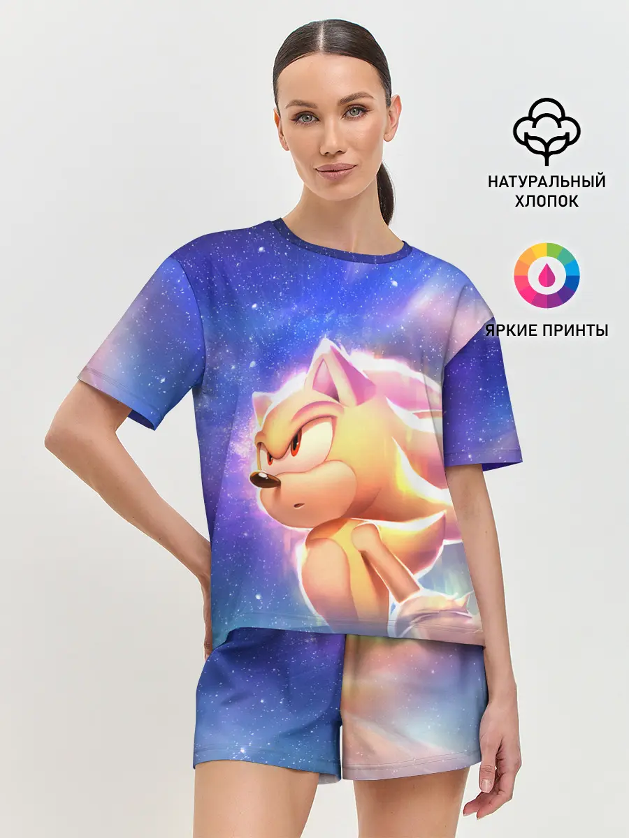 Женская пижама с шортами / SONIC | СОНИК