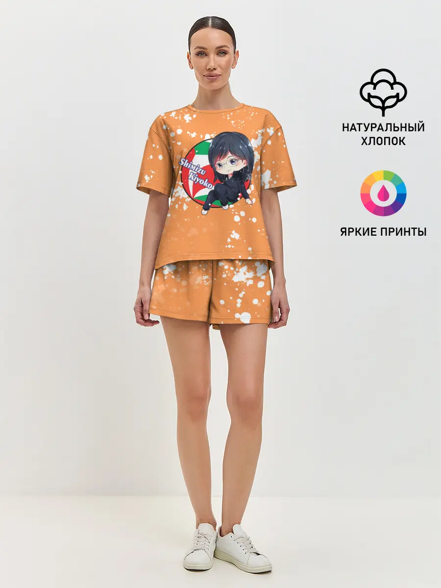 Женская пижама с шортами / Shimizu Kiyoko | Haikyu | Волейбол