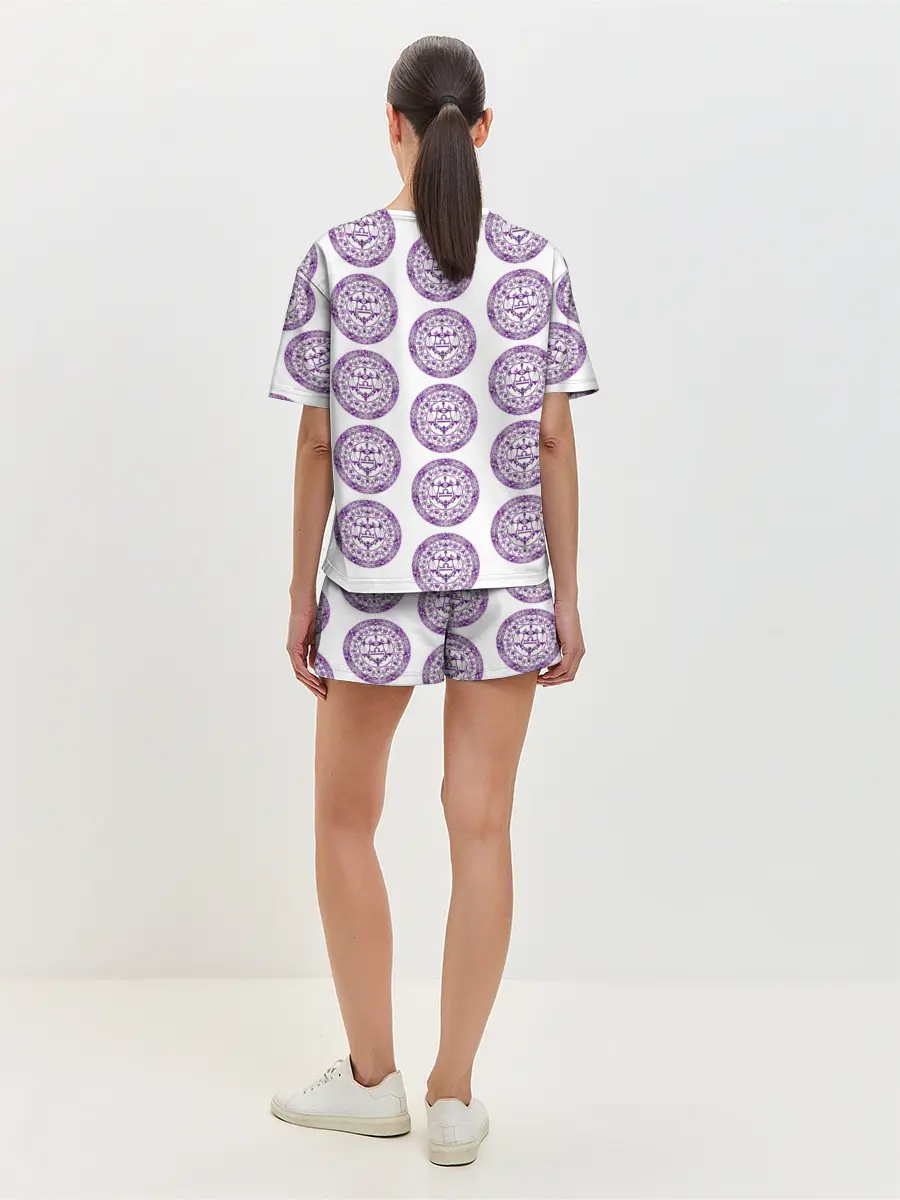 Женская пижама с шортами / Пентаграмма Весы