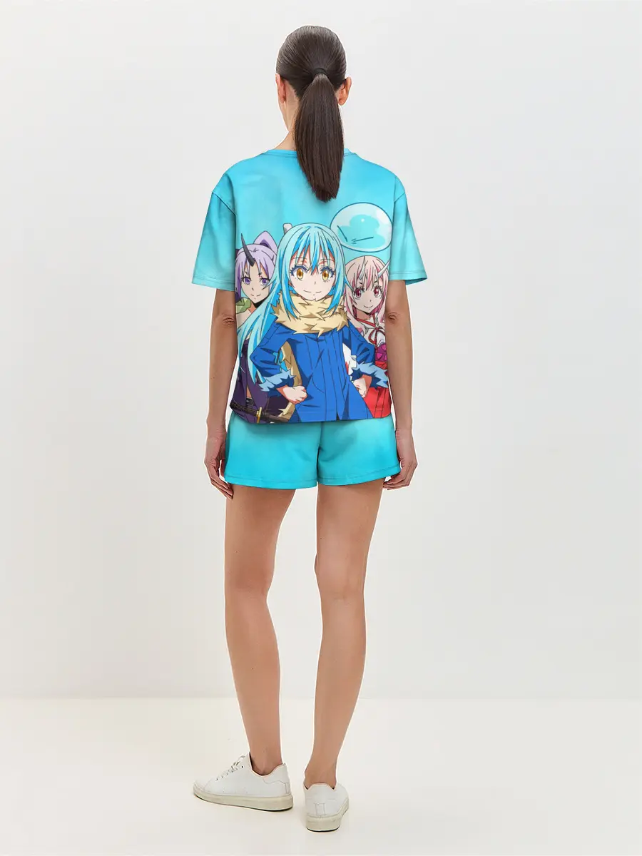 Женская пижама с шортами / TenSura, Румиру, Шуна и Шион