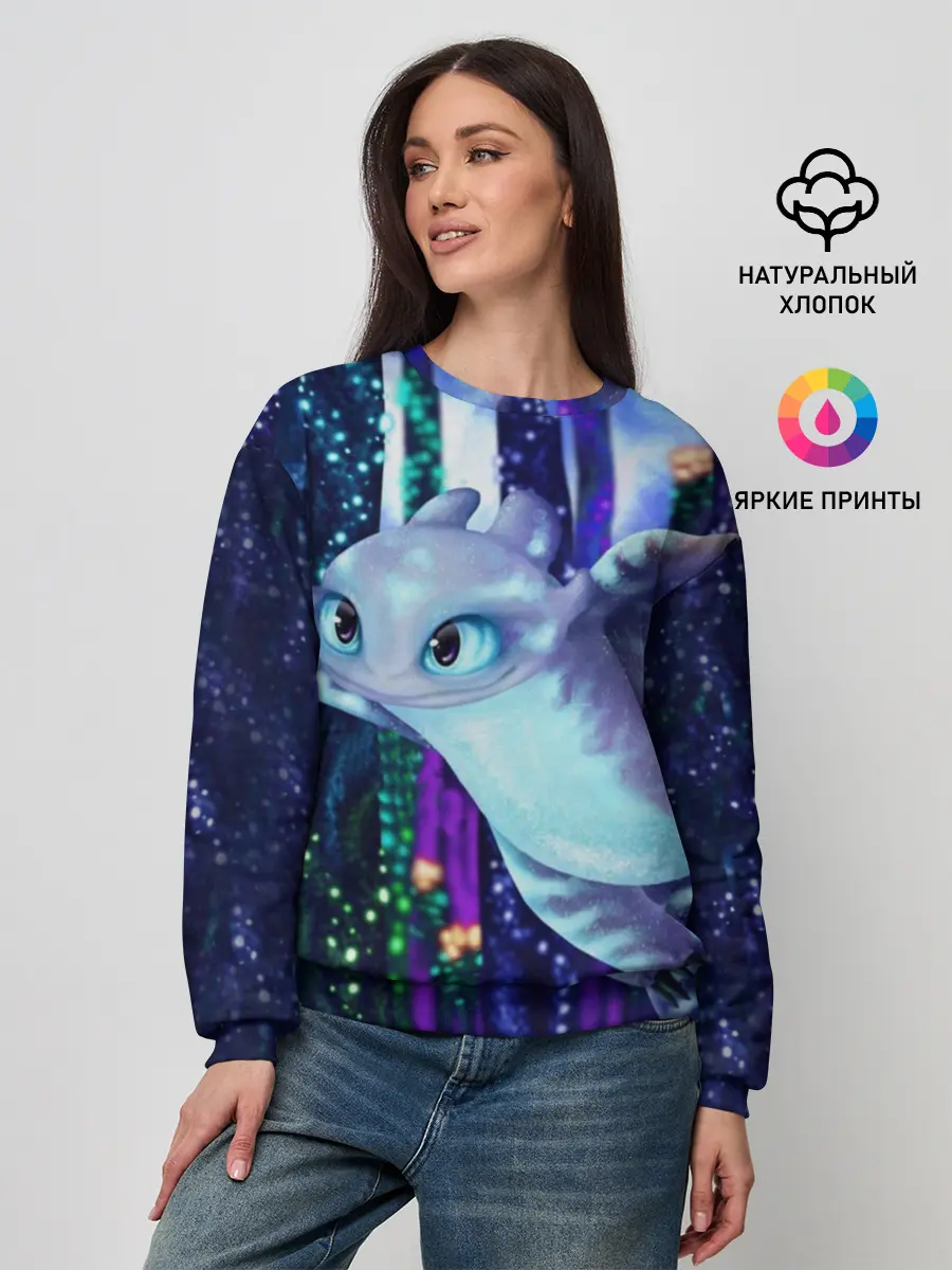 Женский свитшот / Как приручить дракона