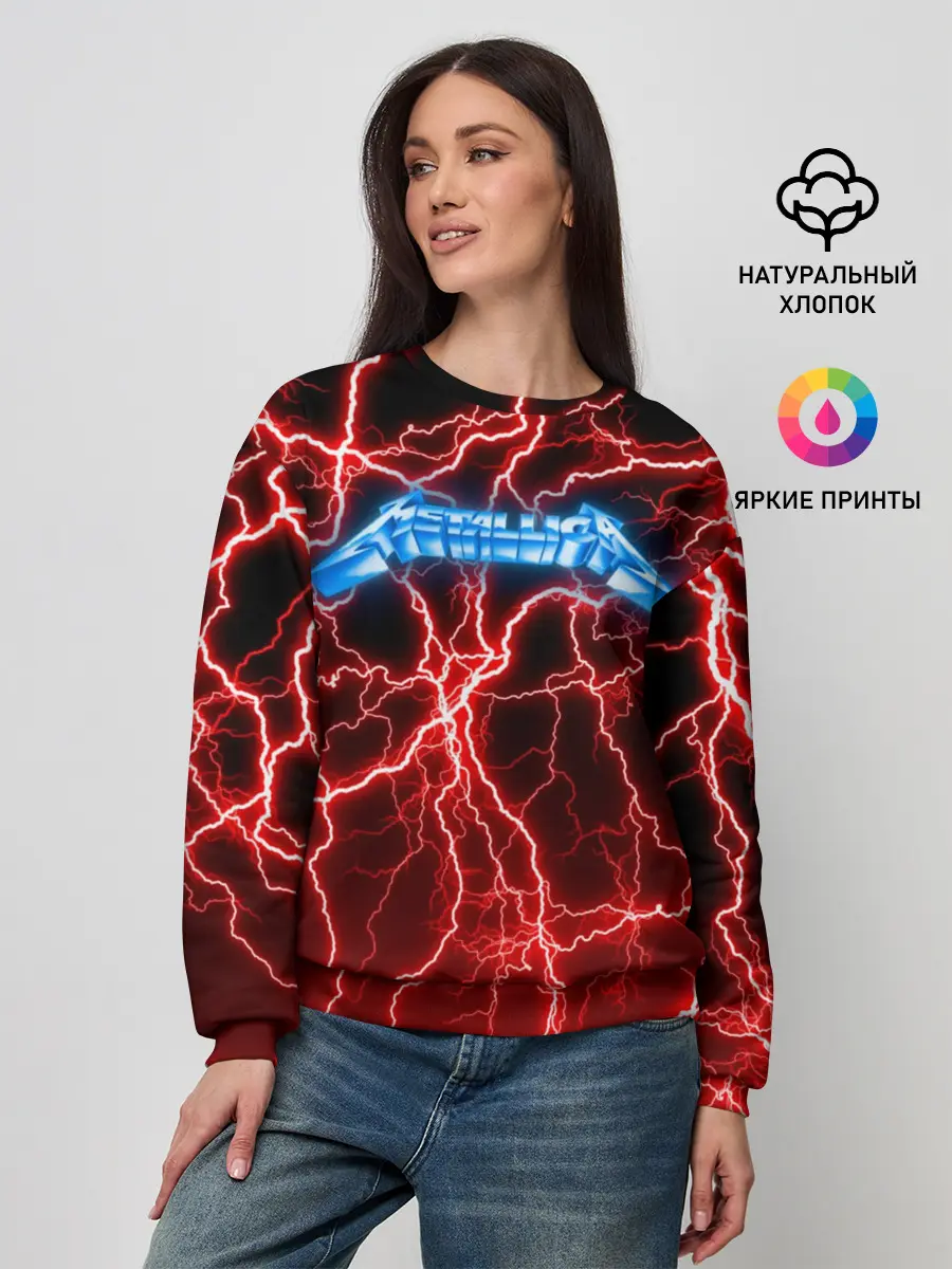 Женский свитшот / METALLICA