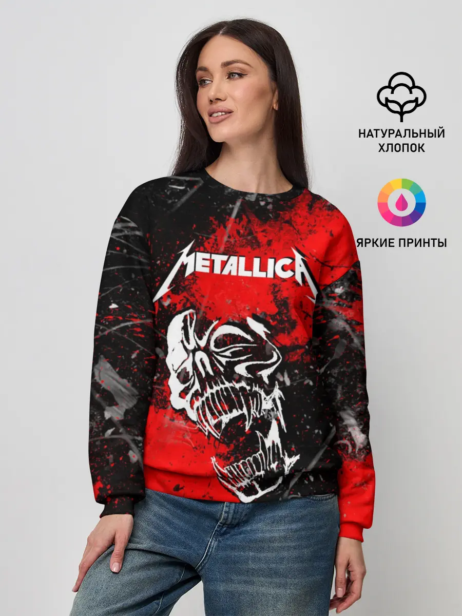 Женский свитшот / METALLICA