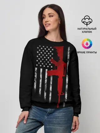 Женский свитшот / American Patriot