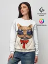 Женский свитшот / Кот