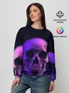 Женский свитшот / Токсичный череп