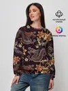 Женский свитшот / Японские драконы