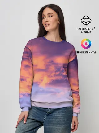 Женский свитшот / В небе