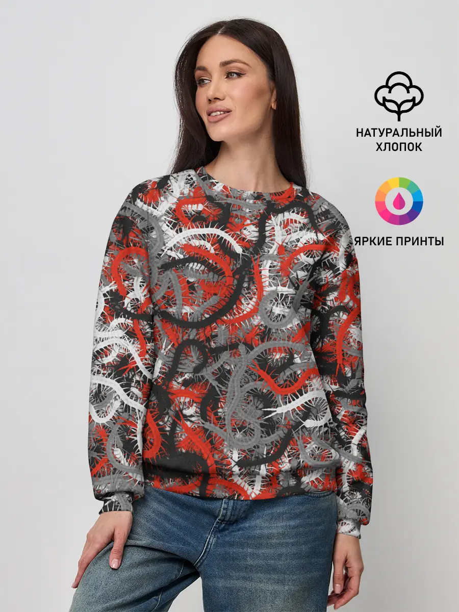 Женский свитшот / Сколопендры