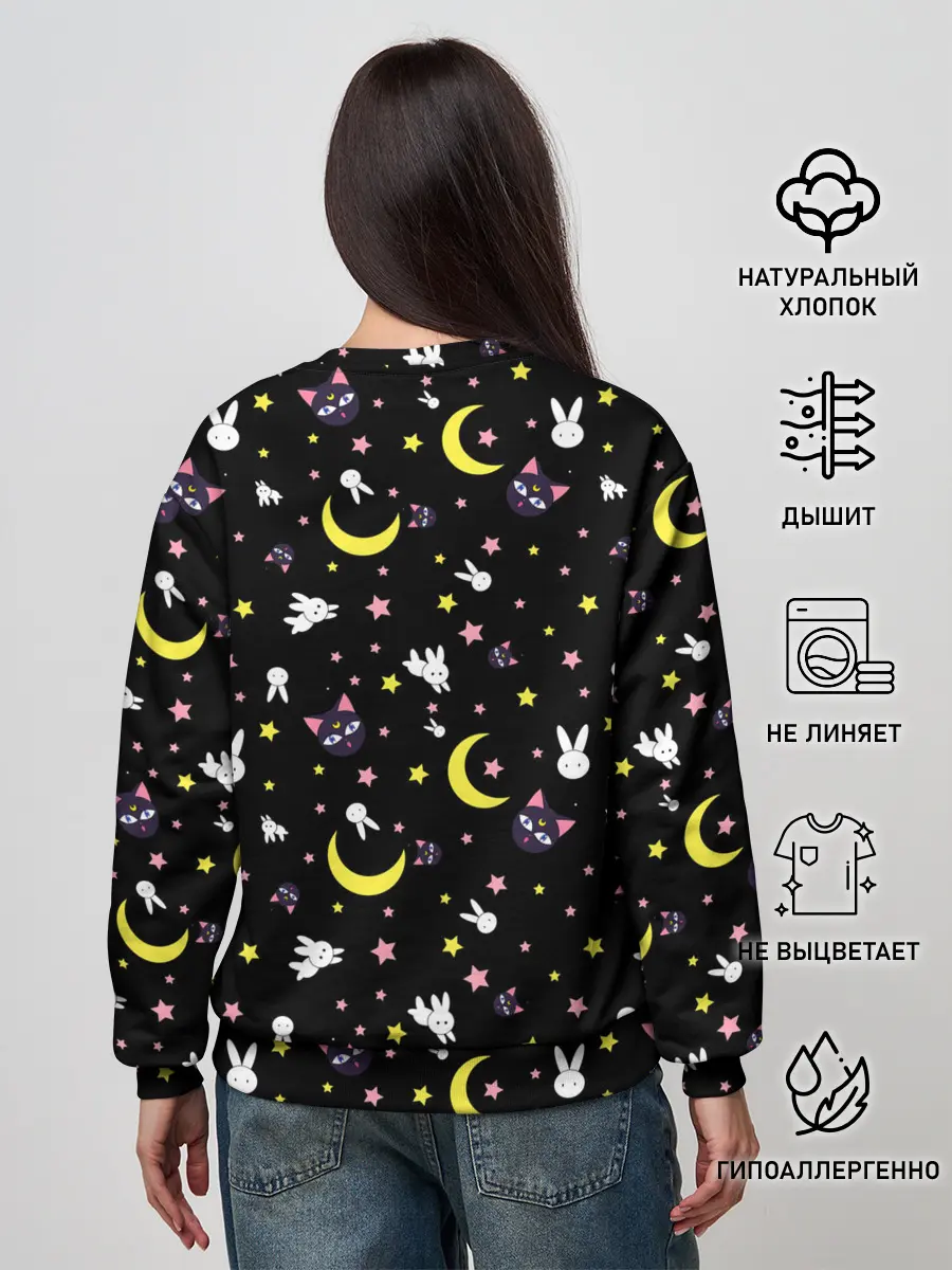 Женский свитшот / Sailor Moon Pattern