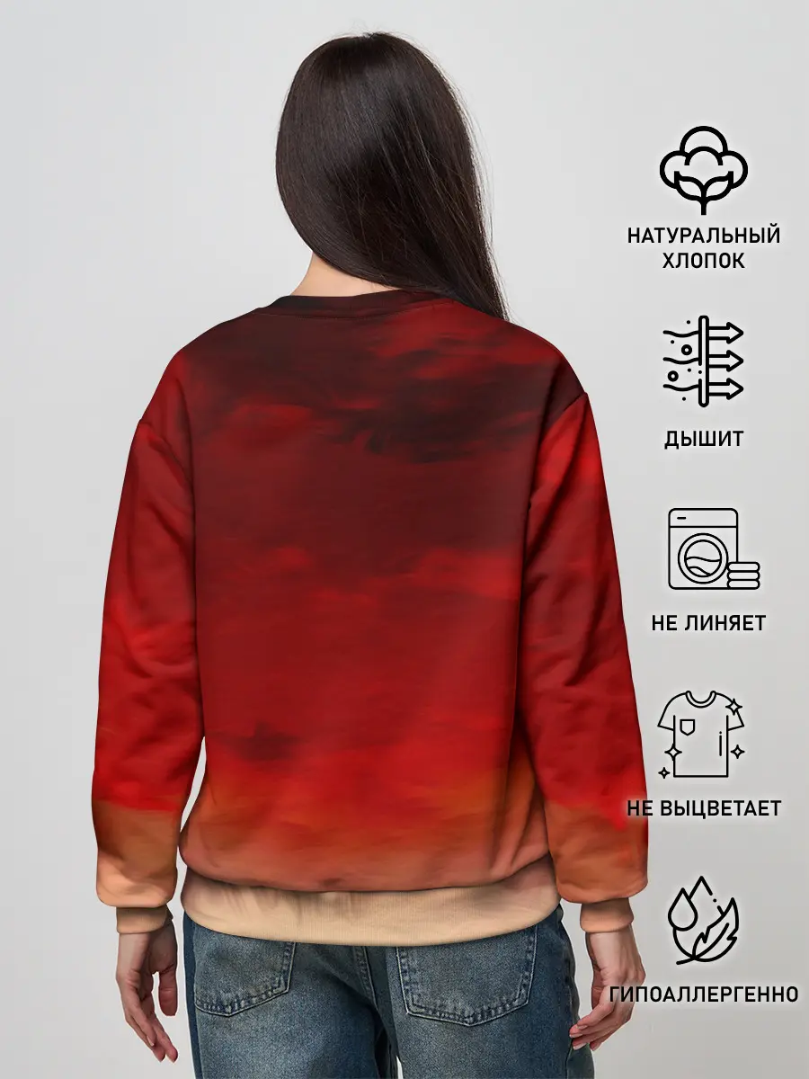 Женский свитшот / Огненная Лиса