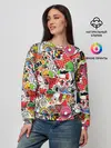 Женский свитшот / Sticker Bombing