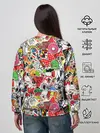 Женский свитшот / Sticker Bombing