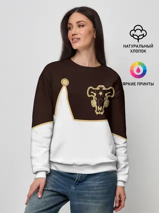 Женский свитшот / Мантия Чёрный Бык