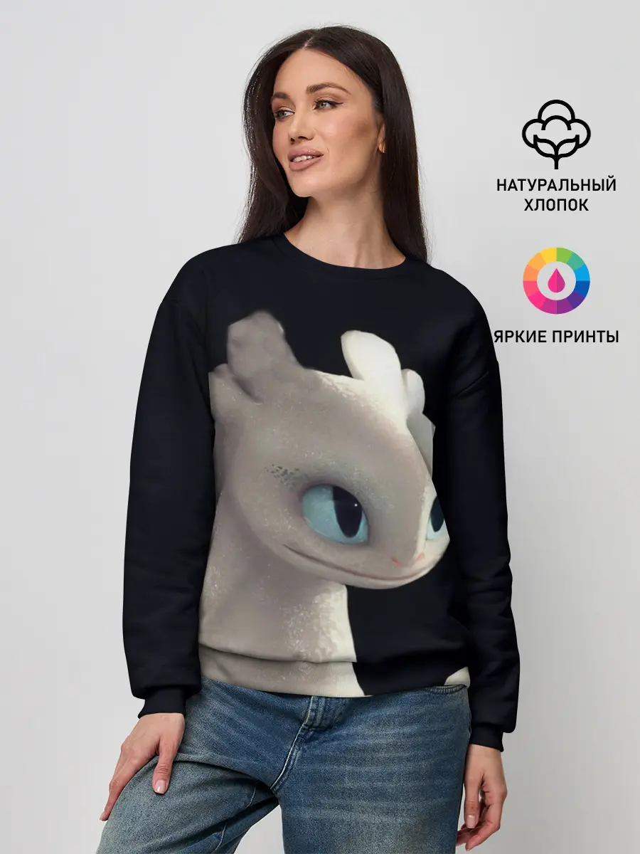 Женский свитшот / Как приручить дракона