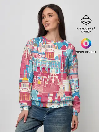 Женский свитшот / Москва