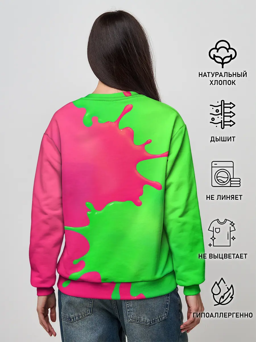 Женский свитшот / Splatoon 2