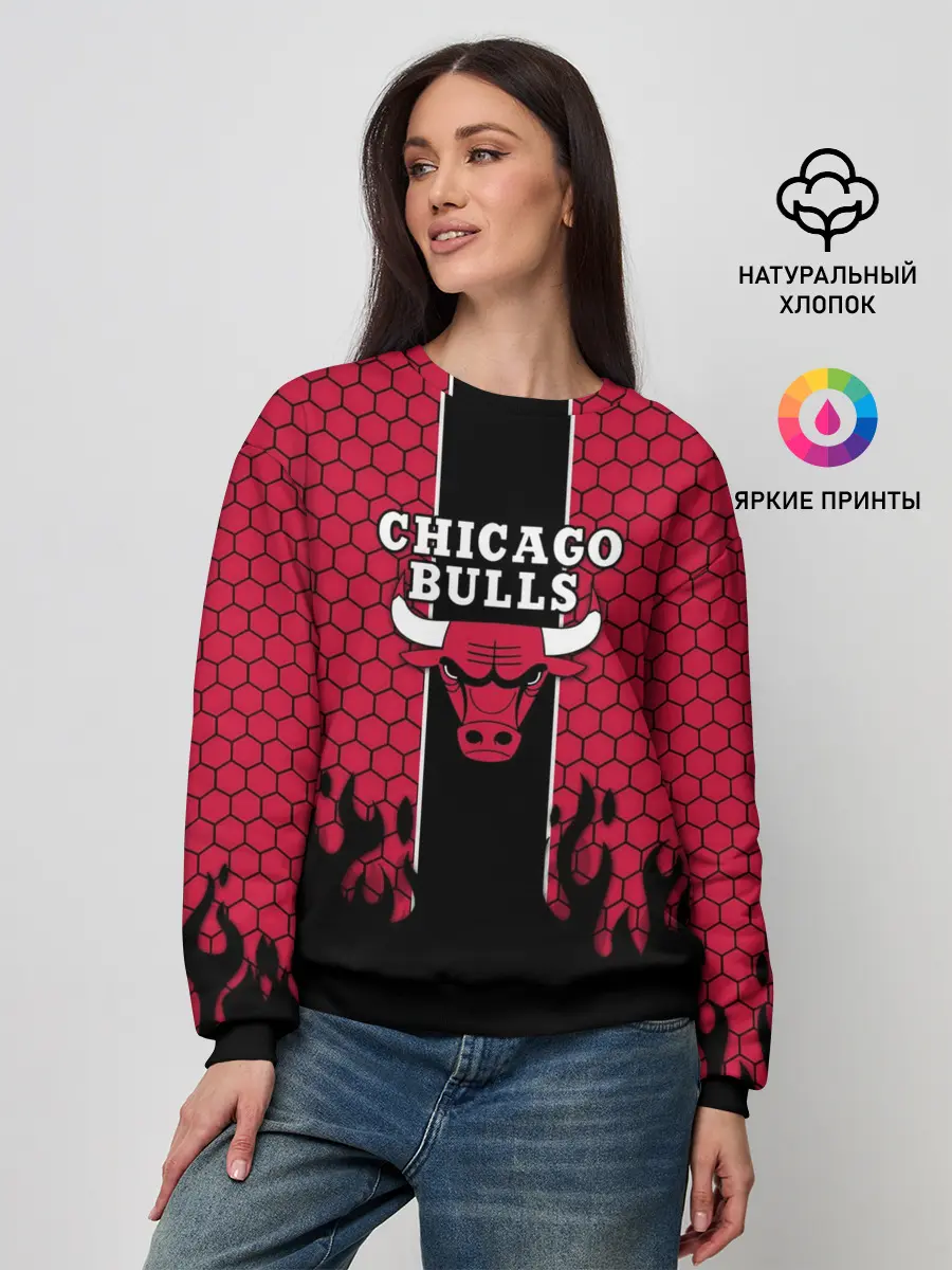 Женский свитшот / CHICAGO BULLS