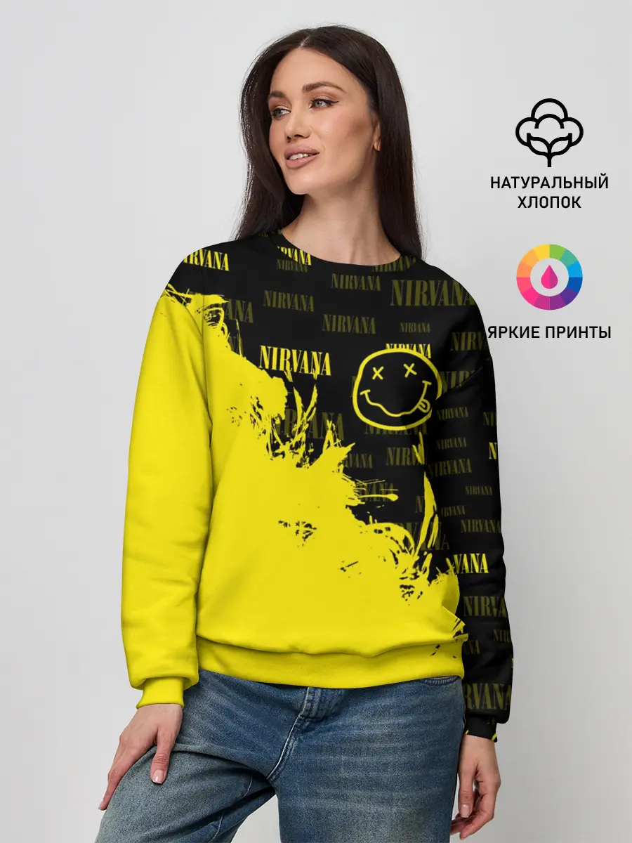 Женский свитшот / NIRVANA