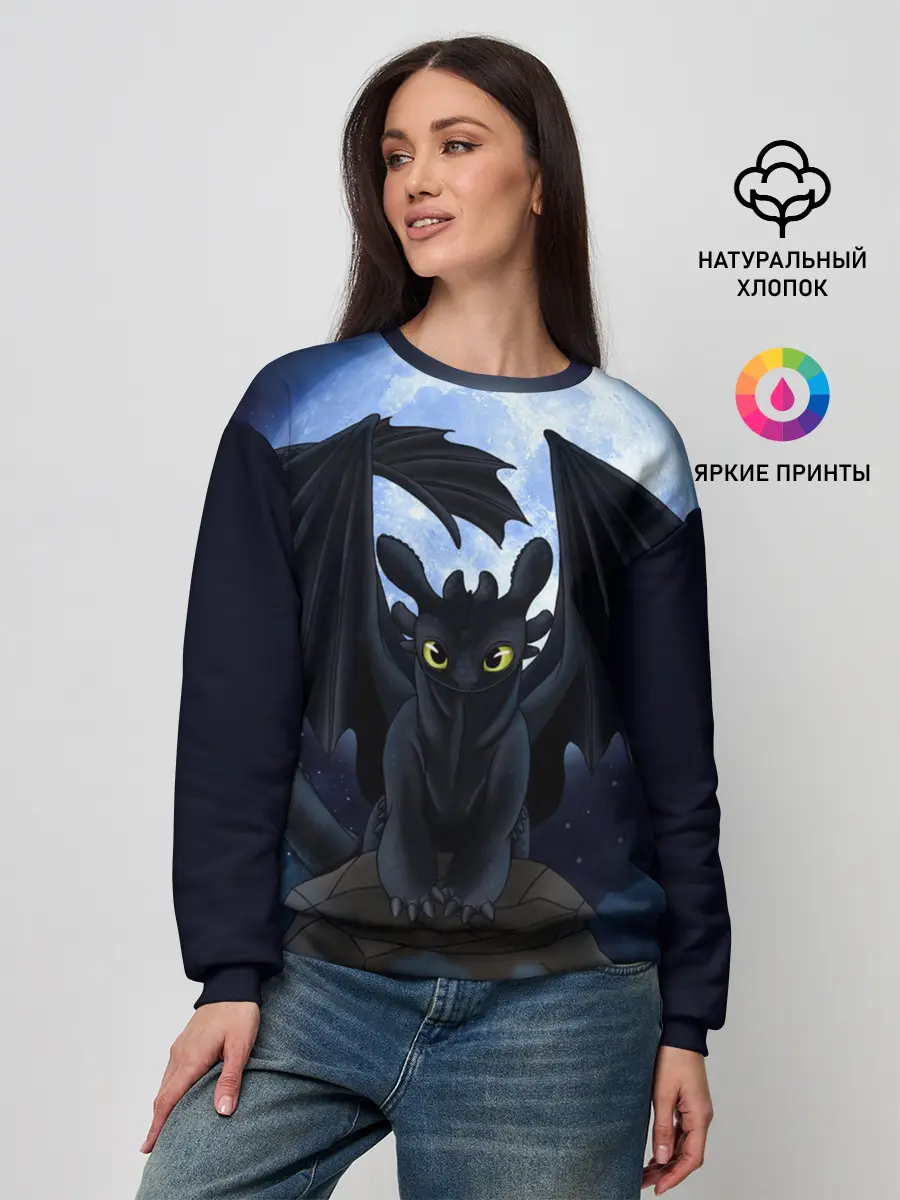 Женский свитшот / ночная фурия
