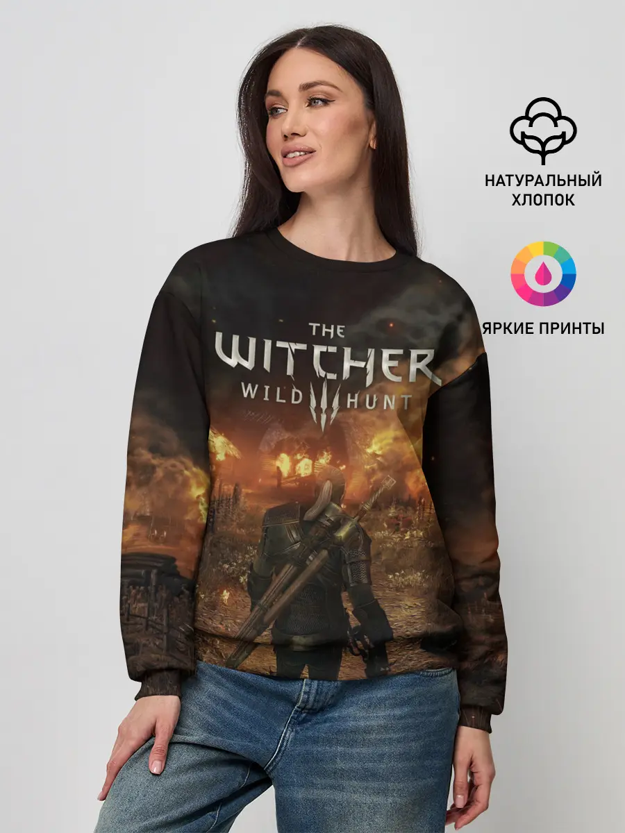 Женский свитшот / The witcher