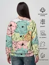 Женский свитшот / Акварельные Зайки