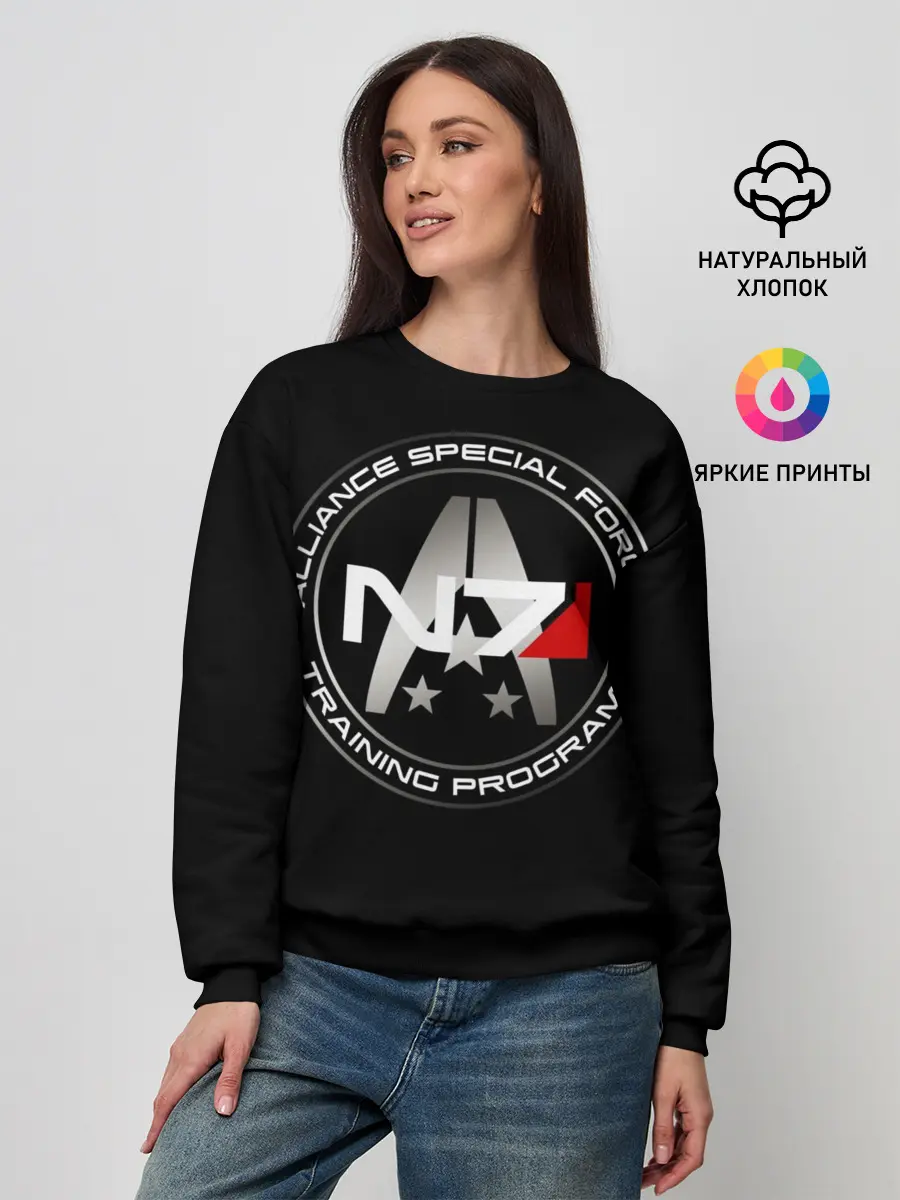 Женский свитшот / Mass Effect