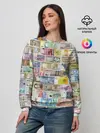 Женский свитшот / Деньги мира