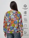 Женский свитшот / ЛОГОТИПЫ ФУТБОЛЬНЫХ КОМАНД