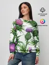 Женский свитшот / Цветок репейника