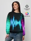 Женский свитшот / neon music