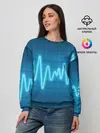 Женский свитшот / music line