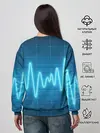 Женский свитшот / music line
